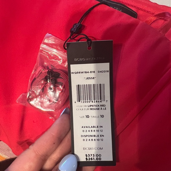 BCBG MAXAZARIA Jesse Dress in Lipstick Red - Picture 3 of 3